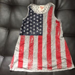 American flag tank